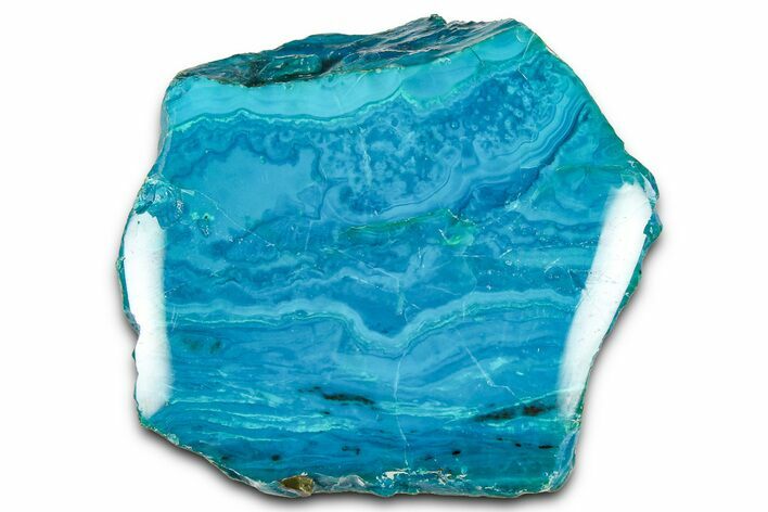 Polished Atacama Blue Opal (Chrysocolla & Opal) - Chile #362277